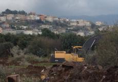 الاحتلال يجرف أراضي ويقتلع أشتال كرمة وزيتون جنوب بيت لحم  ارشيف