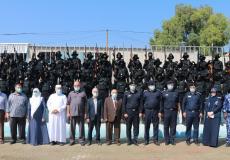 بحر ووفد من التشريعي بغزة يزور مقر الشرطة 