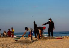 الشرطة البحرية بغزة تواصل متابعة عمل الصيادين وإغلاق شاطئ البحر