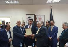 صندوق التشغيل يكرم الوزير أبو شهلا بمناسبة انتهاء مهام عمله