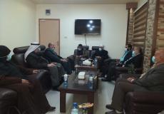 نواب شمال غزة يجتمعون لمناقشة أضرار المنخفض الأخير في غزة 