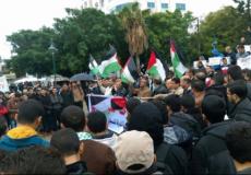 مسيرة فلسطينية -ارشيف-