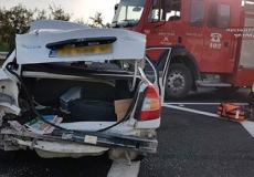 حادث سير بين عدد من المركبات الخصوصية في مدينة حيفا