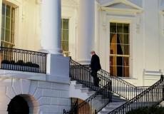 عودة الرئيس الأمريكي إلى البيت الأبيض