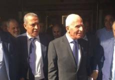 وفد حركة فتح لحوارات المصالحة الفلسطينية في القاهرة -ارشيف-
