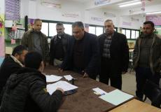  الفرا يتفقد لجنتي امتحان الثانوية العامة في دورته الاستكمالية