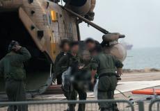 نقل طيار اسرائيلي مصاب بعد إسقاط طائرة حربية