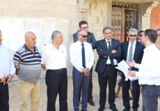 بلدية غزة تطلع وفداً من المانحين على مشاريع تنفذها في المدينة