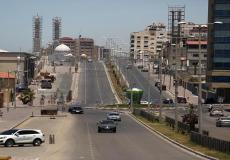 شارع الرشيد غرب مدينة غزة