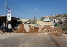 مدخل الطرق في مسافر يطا