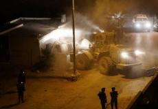 هدم منزل في قرية بيت سيرا غرب رام الله