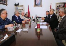 اجتماع الجبهة الشعبية لتحرير فلسطين وحركة فتح في قطاع غزة