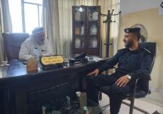 النائب سلامة يناقش قضايا المواطنين مع مدير مركز شرطة النصيرات