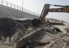 جسر وادي غزة معرض للانهيار