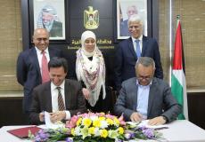 توقيع إتفاقية لإنشاء مدرسة في جنين