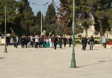 مستوطنون يقتحمون الاقصى