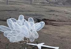 بالونات مفخخة قال الاحتلال إنها أطلقت من غزة