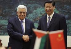 الرئيس الفلسطيني محمود عباس ونظيره الصيني - أرشيف 