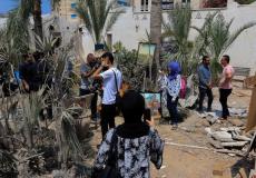 معرض فني ووقفة على أنقاض قرية الفنون والحرف بغزة
