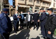 وفد حكومي يتفقد سير حظر التجوال في قطاع غزة