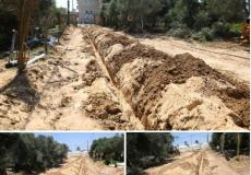 اعادة تأهيل شارع