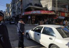 مرور غزة تغلق بعض الشوارع في مدينة غزة