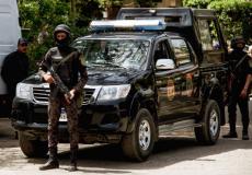 الشرطة المصرية في مكان الجريمة