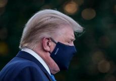 الرئيس الأمريكي دونالد ترامب وهو مصاب بفايروس كورونا