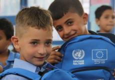 عودة الفصل الدراسي الثاني في مدارس الاونروا في القدس