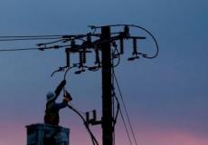 تعطل خط كهرباء داخل الخط الأخضر 