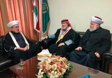 رئيس رابطة علماء فلسطين يزور مفتي محافظة صيدا بلبنان