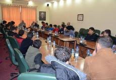 وفد طلابي من مدرسة نور الهدى يزور التشريعي 