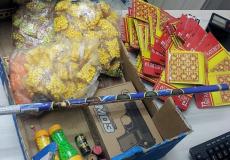 ضبط العاب نارية ومسدسات خرز في اللد