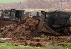 جرافات قوات الاحتلال - أرشيفية