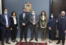 الوزير أبو سيف يبحث مع ممثل الاتحاد الأوروبي تعزيز التعاون الثقافي بين البلدين