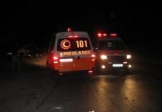 اسعاف فلسطيني  - ارشيفية -