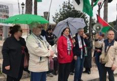 الجالية الفلسطينية في إيطاليا تنظم وقفة احتجاجية على نقل السفارة الأمريكية إلى القدس 