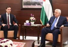 الرئيس الفلسطيني محمود عباس وجاريد كوشنير