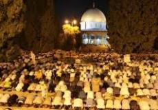 مصلون في المسجد الأقصى