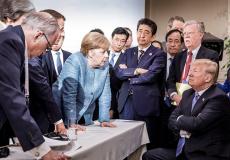 زعماء مجموعة السبع الكبرى فى مواجهة ترامب