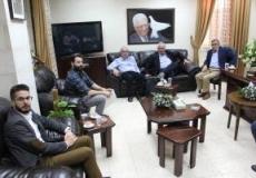 الفتياني خلال لقائه ممثلين عن المبادرة الشيوعية الأوروبية