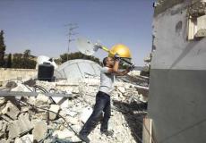 الهدم المنازل ذاتياً في القدس - توضيحية