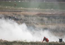 إطلاق صاروخ استطلاع صوب شبان شمال قطاع غزة -ارشيف-