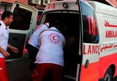 العثور على فتى فلسطيني متوفيًا في ساحة منزله بظروف غامضة -اسعاف فلسطيني من الارشيف-