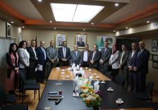 اجتماع هيئة مكافحة الفساد والقدس المفتوحة