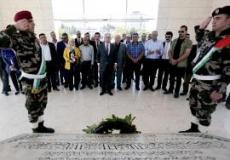 زيارة ضريح الرئيس ياسر عرفات