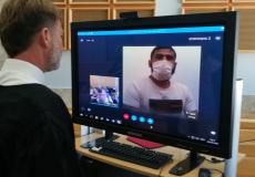 صورة من جلسة المحكمة اليوم 