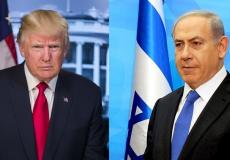 بنيامين نتنياهو ودونالد ترامب