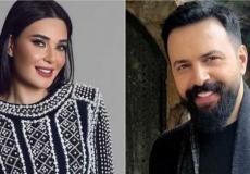 النجمين تيم الحسن وسيرين عبد النور