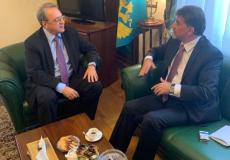 السفير عبد الهادي وممثل السفير الروسي